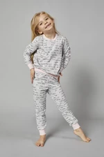 Girls' pyjamas Olga, long sleeves, long pants - print