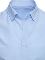 Men's Solid Color Blue Dstreet Shirt