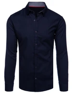Elegant dark blue men's shirt Dstreet