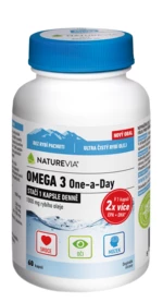 NatureVia Omega 3 One a Day 60 kapslí