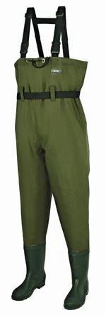 DAM Hydroforce Nylon Taslan Chest Wader Bootfoot Green 42-L