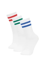 Women Defacto Fit 3 Pack Cotton Long Socks