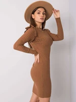 Caramel dress Och Bella cjok0298. R41