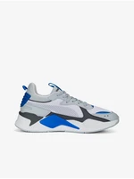 Blue and White Mens Sneakers Puma RS-X Geek - Men