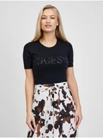 Black Women's T-Shirt Guess Amelie - Women