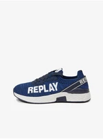 Dark Blue Girly Sneakers Replay - Girls