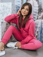 Women's BASIC hoodie - pink Dstreet z
