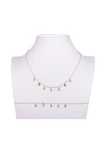 Stainless steel necklace G2211-1-10 gold