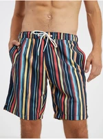 Red Blue Men's Striped Swimwear Tom Tailor - Men