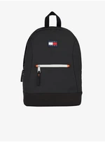 Black Mens Backpack Tommy Jeans Function Dome Backpack - Men