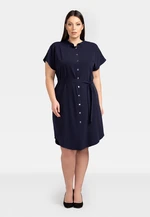 Karko Woman's Dress SA429 Navy Blue
