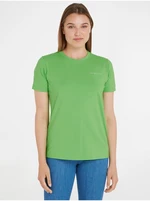 Light Green Women's T-Shirt Tommy Hilfiger 1985 - Women