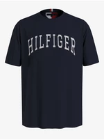 Tmavomodré dámske tričko Tommy Hilfiger