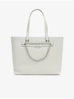 White Women's Leather Handbag Michael Kors - Ladies