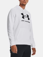 Under Armour Mikina UA Rival Fleece Logo HD-WHT - Pánské