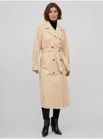 Beige ladies trench coat VILA Mersin - Ladies