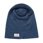 Dark blue winter hat made of merino wool ALPINE PRO Bedade