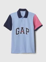Modré chlapčenské polo tričko GAP