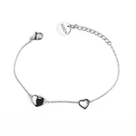 Women's bracelet with heart motif in silver VUCH Fidelity Silver
