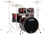 PDP by DW Concept Shell Pack 5 pcs 22" Red to Black Sparkle