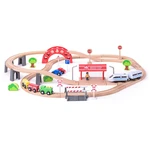 Woody Vláčkodráha s elektrickou mašinkou a viaduktom