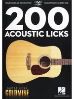 Hal Leonard 200 Acoustic Licks - Guitar Licks Goldmine Nuty
