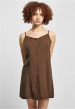 Women's mini dress Vicose brown