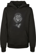 Children's Lion Hoody Black