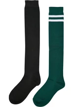 Women's College Socks 2-Pack Black/Jasper