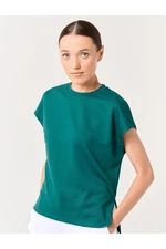 Jimmy Key Emerald Green Crew Neck Sleeveless Sweatshirt