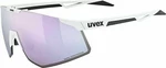 UVEX Pace Perform CV White Mat/Mirror Pink Lunettes vélo