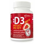 NUTRICIUS Vitamín D3 400IU pre deti - jahoda 90 tabliet