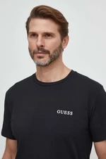 Tričko Guess JOE pánsky, čierna farba, s potlačou, U4RM01 K6YW0