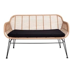 Sofa ogrodowa ze sztucznego rattanu House Nordic Trieste