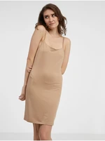 Beige women's sheath dress Noisy May Teresa - Women's