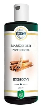 TOPVET škoricový masážny olej 200 ml