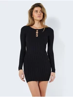 Black sheath dress with decorative cutout Noisy May Frey - Women's Black sheath dress with decorative cutout Noisy May Frey - Women's