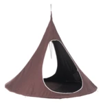 Závěsné křeslo KLORIN NEW TYP 2 BIG SIZE CACOON HAMMOCK Šedohnědá taupe,Závěsné křeslo KLORIN NEW TYP 2 BIG SIZE CACOON HAMMOCK Šedohnědá taupe