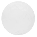 Biały okrągły dywan odpowiedni do prania ø 80 cm Pelush White – Mila Home