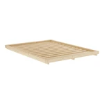 Łóżko dwuosobowe z drewna sosnowego ze stelażem 160x200 cm Dock – Karup Design