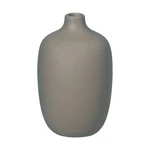 Szary ceramiczny wazon Blomus Ceola, wys. 12 cm