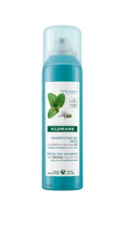 Klorane Suchý šampon máta vodní-detox 150 ml