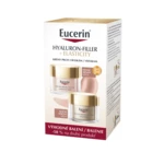 Eucerin Hyaluron-filler + Elasticity Denní krém Rosé SPF30 a noční krém 2 x 50 ml