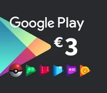 Google Play €3 FR Gift Card