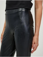 Black Leatherette Leggings Guess New Priscilla - Ladies