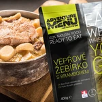 Adventure menu vepřové žebírko s bramborem