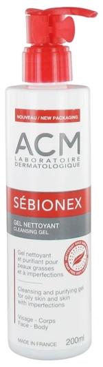 ACM Čisticí gel na problematickou pleť Sébionex (Cleansing Gel) 200 ml