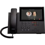 Auerswald COMfortel D-600 šnúrový telefón, VoIP handsfree, konektor na slúchadlá, optická signalizácia hovoru, dotykový