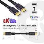 club3D DisplayPort prepojovací kábel #####DisplayPort Stecker, #####DisplayPort Stecker 4.00 m čierna CAC-1069B  #####Di