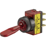 TRU COMPONENTS páčkový prepínač do auta TC-R13-61B ILLUMINATED RED      1 ks